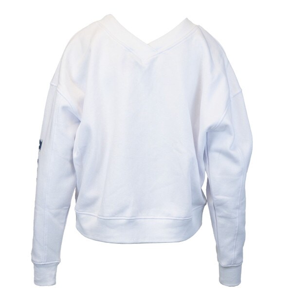 Women's Utah State Aggies V-Neck Sweatshirt White